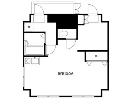 エムエスティ向島(ワンルーム/3階)の間取り写真