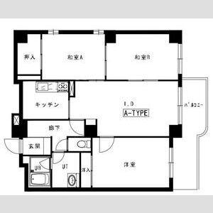 ヴィレッジ11(3LDK/3階)の間取り写真