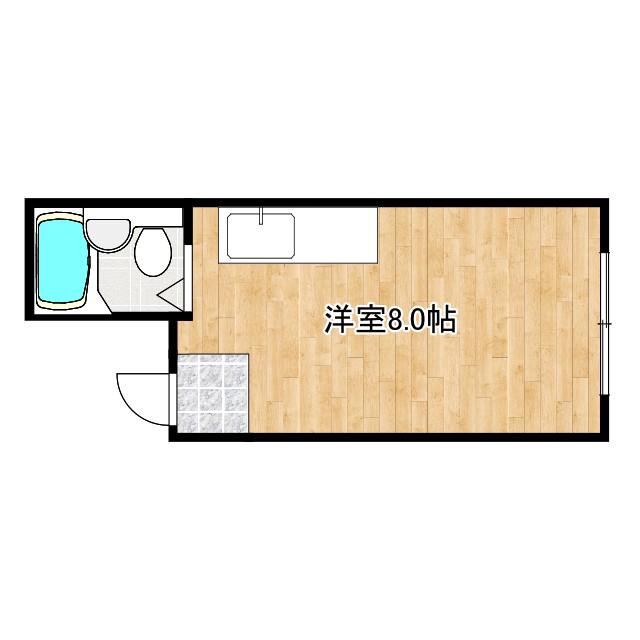 プレアール北田辺Ⅱ(ワンルーム/5階)の間取り写真