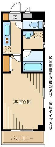 PADDY FIVE(1K/2階)の間取り写真