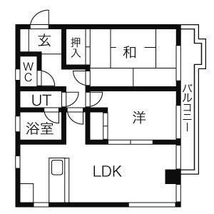 コルパティオ29(2LDK/4階)の間取り写真
