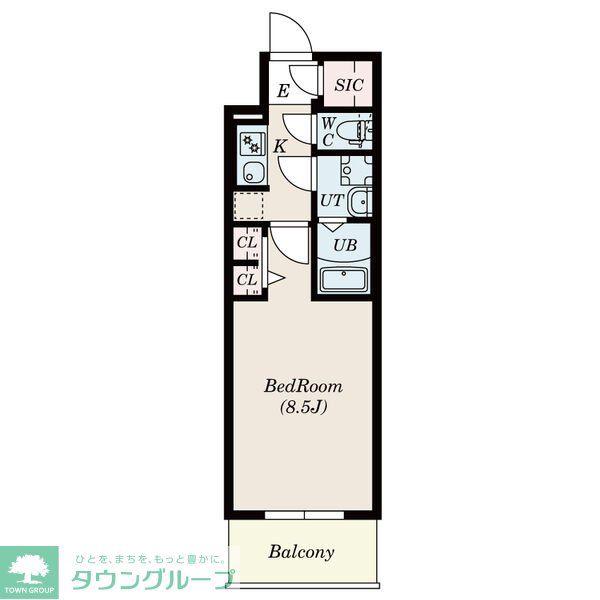 S-RESIDENCE黒川本通一丁目(1K/10階)の間取り写真