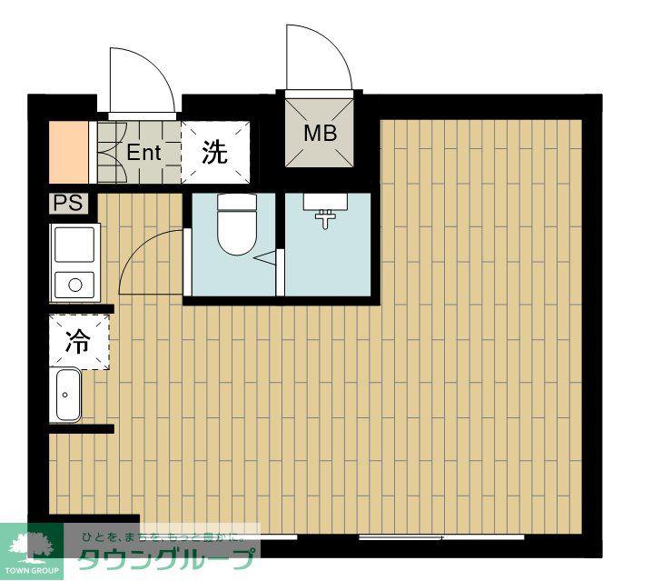吉祥寺本町ビューハイツ(ワンルーム/4階)の間取り写真