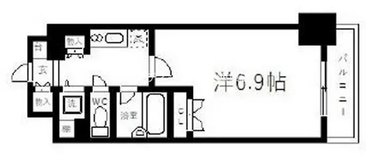 パレステュディオ神田神保町 5階階 間取り