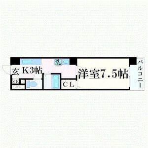 リアライズ岐阜駅前(1K/10階)の間取り写真