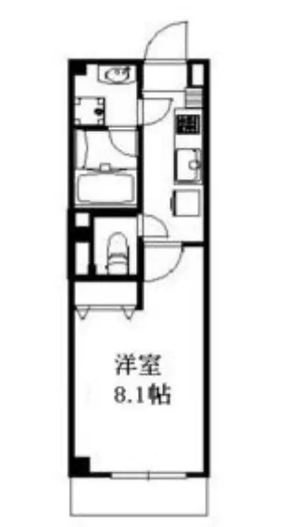 シャッツクヴェレ東日本橋 1階階 間取り