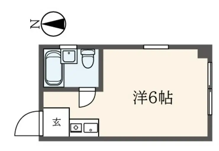 ヒロタマンション平沼橋 3階階 間取り