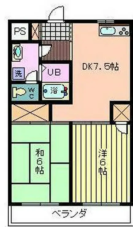 リファインドマンションK 3階階 間取り