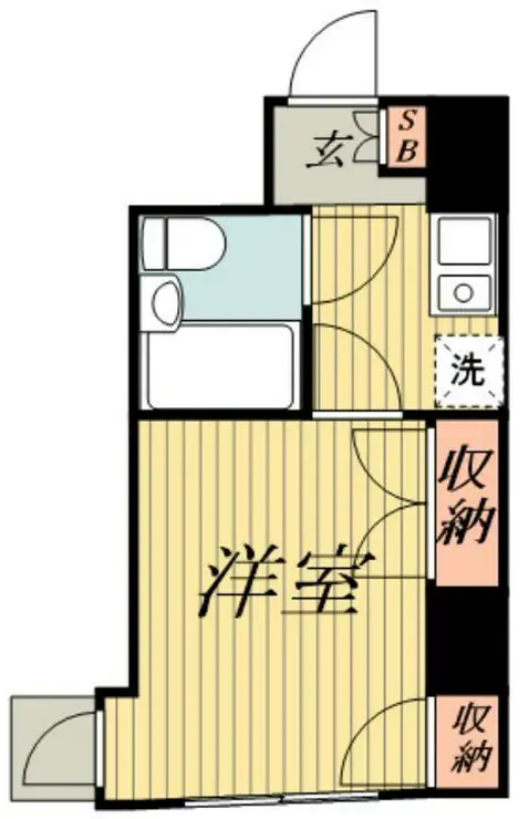 ランバレー元浅草 7階階 間取り