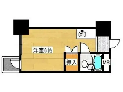 エレナマンション(ワンルーム/5階)の間取り写真