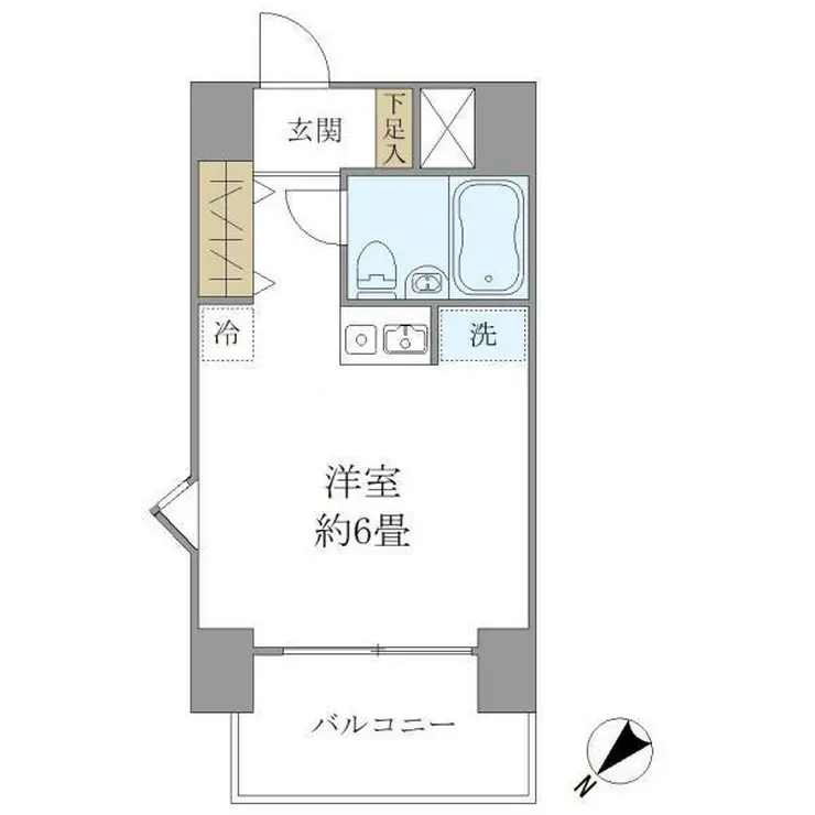 プラス・ワン横浜 11階階 間取り