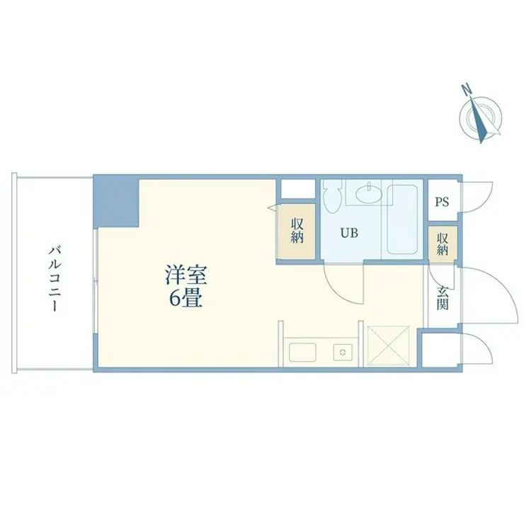 ホーメストプラザ十日市場西館 4階階 間取り