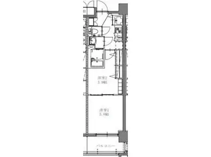 S-RESIDENCE上社AUREATE(2K/3階)の間取り写真