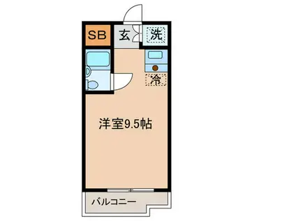アネックスヒルズカミクラ(ワンルーム/3階)の間取り写真