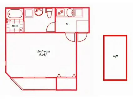 PRIMO VITA(1K/3階)の間取り写真