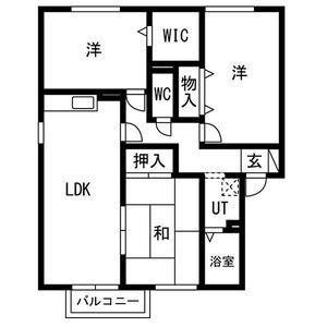 ペルル・ラフィーネ(3LDK/2階)の間取り写真