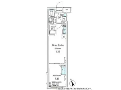 CREATIF駒澤大学前(1LDK/3階)の間取り写真