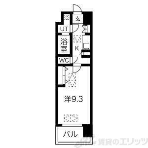 ノース VILLAGE BIRTH PLACE(1K/5階)の間取り写真