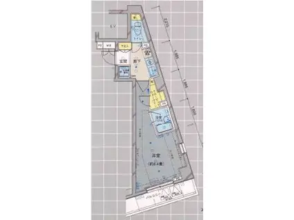 ヴェルト五反田イースト(1K/5階)の間取り写真