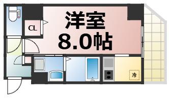 THE KSVILLE(1K/10階)の間取り写真