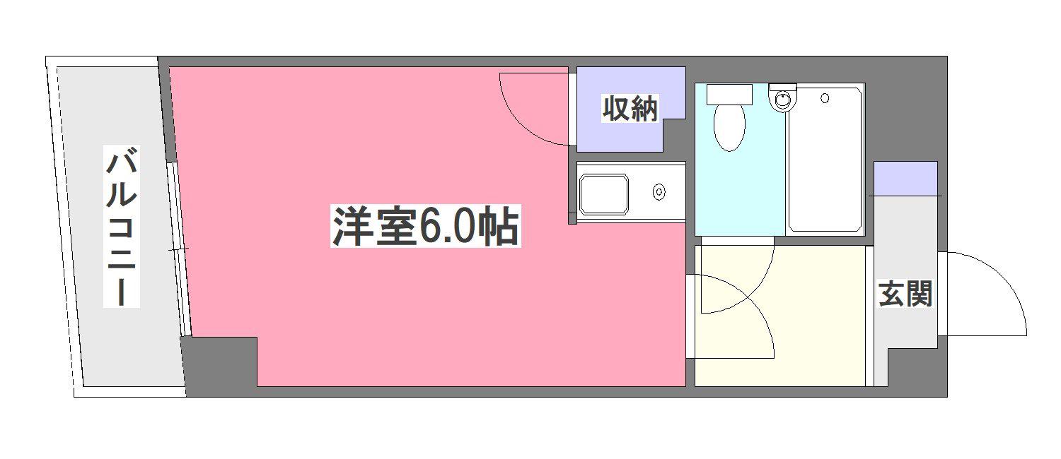 ヴィンテージ清瀬(ワンルーム/3階)の間取り写真