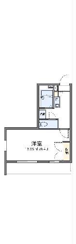 レオパレスTHTANAKA(1K/2階)の間取り写真
