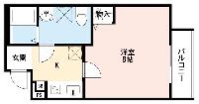 東武野田線 大和田駅(埼玉) 徒歩10分 3階建 築9年(1K/1階)の間取り写真