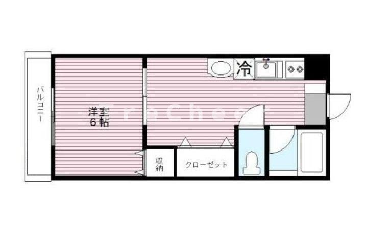 正太駒込マンション(1DK/9階)の間取り写真