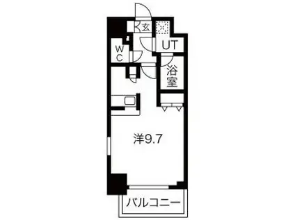 エイペックス神戸みなと元町コーストライン(1K/7階)の間取り写真