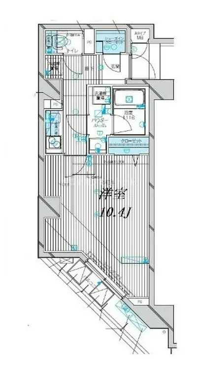 メインステージ千歳船橋 5階階 間取り