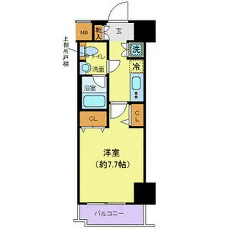 パレステュディオ渋谷本町 7階階 間取り