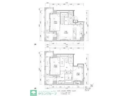 THE TEN GOOD 祖原I(3LDK/5階)の間取り写真