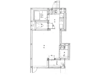 パセオ文京エフ(ワンルーム/1階)の間取り写真