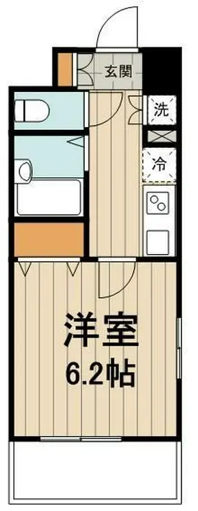 レジディア両国 2階階 間取り