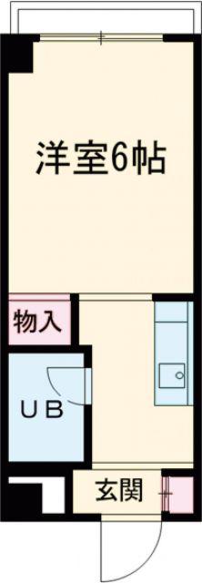 リブ宮脇(1K/2階)の間取り写真