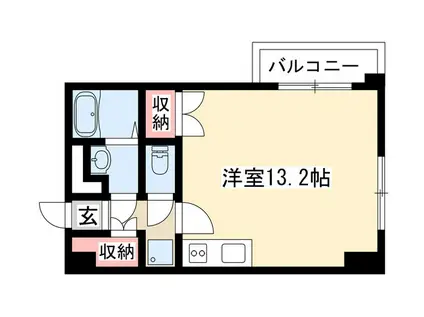 アロンノ-ブルII(ワンルーム/4階)の間取り写真