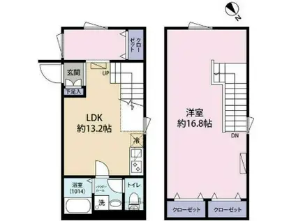 CION OHANAJYAYA(1LDK/5階)の間取り写真