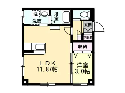 DREAM ARAKAWA(1LDK/2階)の間取り写真