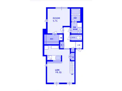プリマグレイス 弐番館(1LDK/1階)の間取り写真