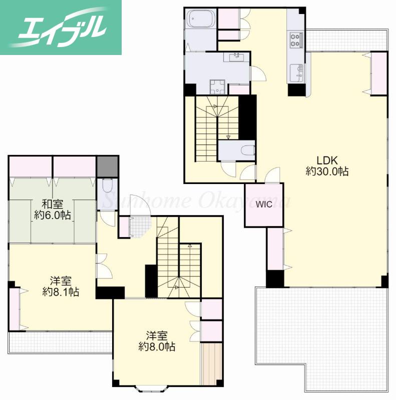 アーバンライフ88(3LDK/6階)の間取り写真