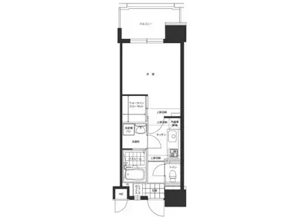 エンクレスト博多駅東(1K/7階)の間取り写真