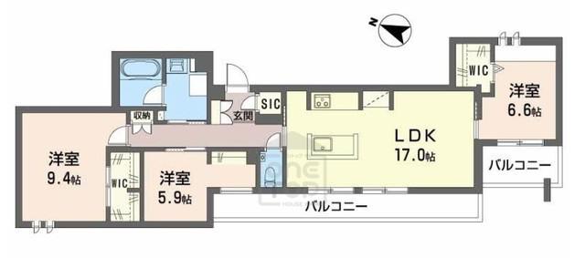 ラコルト プリモ(3LDK/2階)の間取り写真