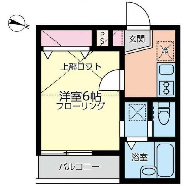 KAPPART(1K/1階)の間取り写真