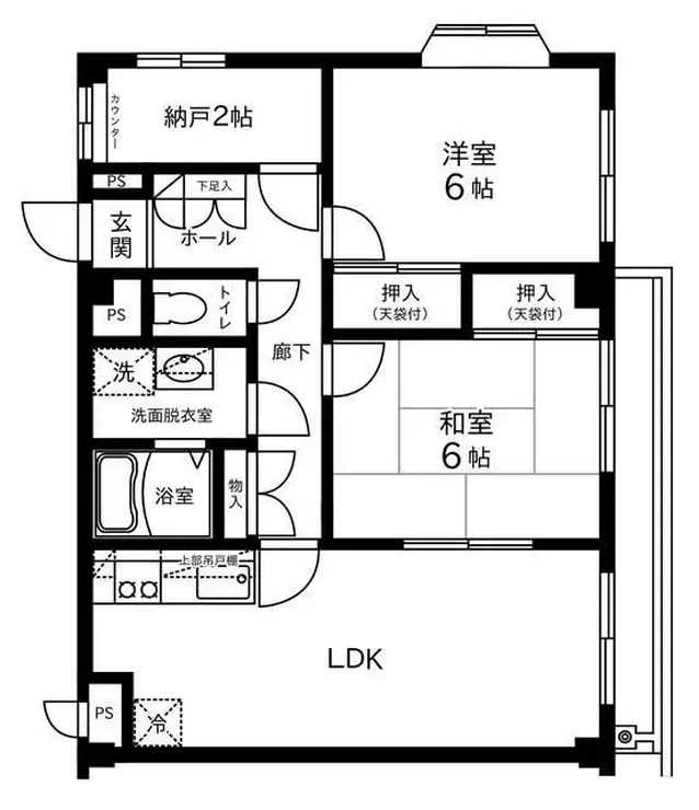 ラフィネ多摩平 1階階 間取り