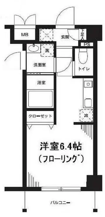 パルメゾン見次公園 5階階 間取り