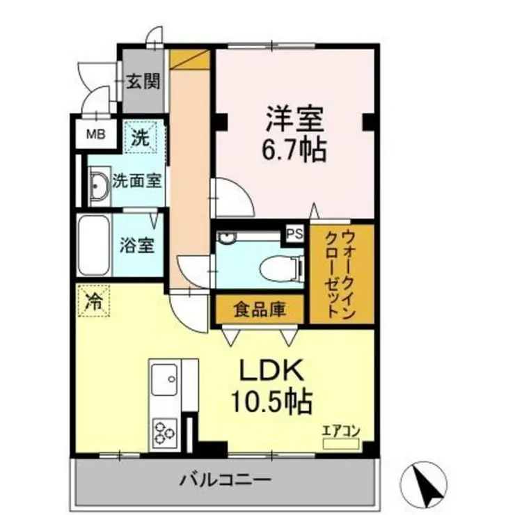 ロイヤルパレス市川 2階階 間取り