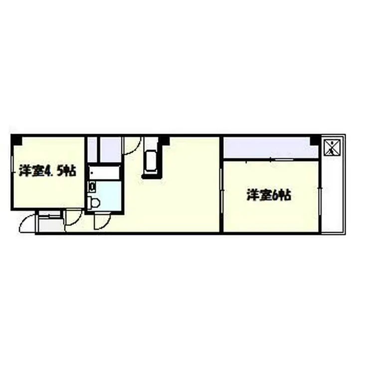 マンションシルビア 2階階 間取り
