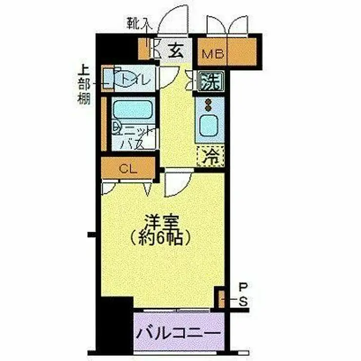 コンシェリア芝公園 11階階 間取り