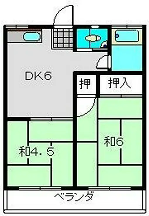 泉コーポ 3階階 間取り
