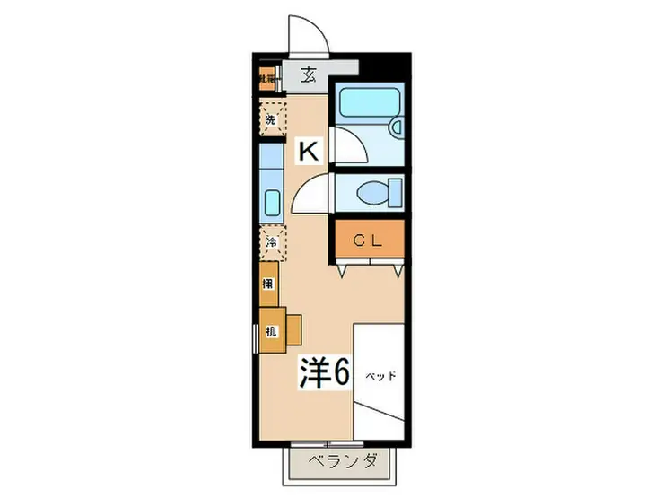 コンフォール後谷 2階階 間取り